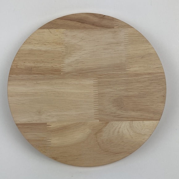 Master Chef Wood 9.5” Round Cutting Board Trivet Cheese Board - Picture 3 of 6